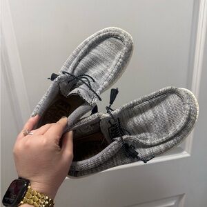 Hey Dude Light Gray Wally Slip-On Loafers